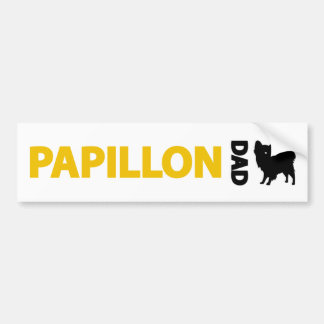 Papillon Vater Autoaufkleber