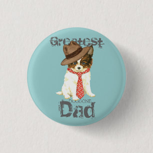 Papillon Vater Button