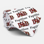 Papillon Vater Gifts Krawatte (Gerollt)