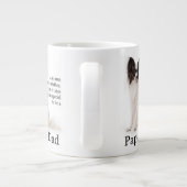 Papillon Vater Jumbo Tasse (Rückseite)