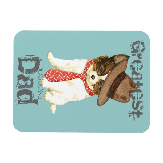 Papillon Vater Magnet (Horizontal)