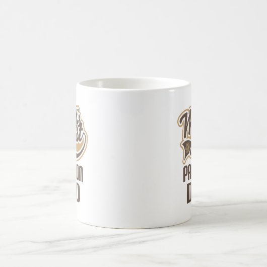 Papillon Vater (Welten am besten) Kaffeetasse (Mittel)