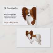 Papillon Visitenkarte (Vorne/Hinten)