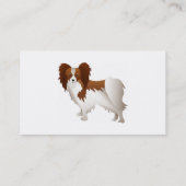 Papillon Visitenkarte (Rückseite)