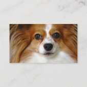 Papillon Visitenkarte (Rückseite)