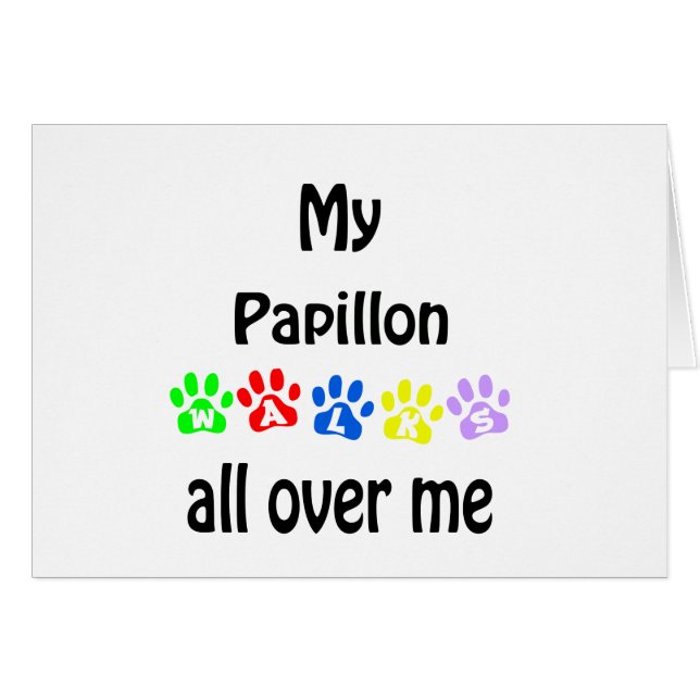 Papillon Walks Design (Vorderseite (Horizontal))