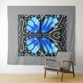 Papillon Wandteppich (Beispiel (Horizontal))