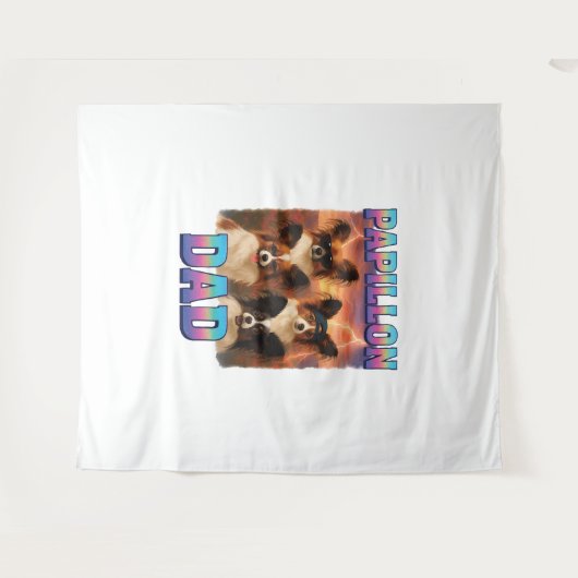 Papillon Wandteppich (Vorderseite (Horizontal))