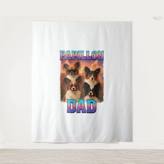 Papillon Wandteppich (Vorderseite)