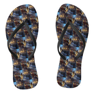 Papillon Weihnachtsfeiertag Badesandalen