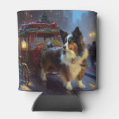 Papillon Weihnachtsfeiertag Dosenkühler (Rückseite)