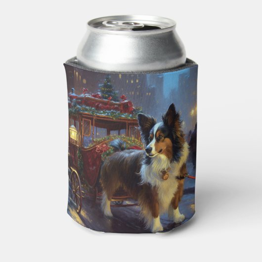 Papillon Weihnachtsfeiertag Dosenkühler (Kanne Rückseite)