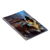 Papillon Weihnachtsfeiertag Notizblock (Rechte Seite)