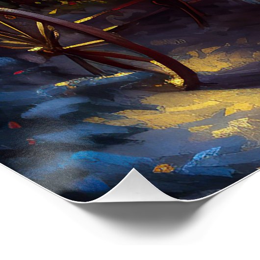 Papillon Weihnachtsfeiertag Poster (Ecke)