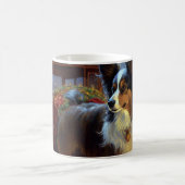 Papillon Weihnachtsfest Saison Kaffeetasse (Mittel)