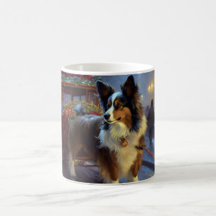 Papillon Weihnachtsfest Saison Kaffeetasse