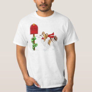 Papillon Weihnachtspost-Zobel T-Shirt