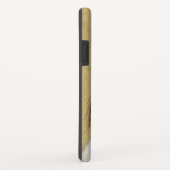 Papillon (weiß und schwarz) Malerei - Dog Art Case (Hinten/Rechts)