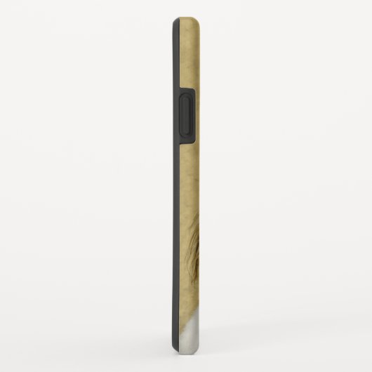 Papillon (weiß und schwarz) Malerei - Dog Art Case (Hinten/Rechts)