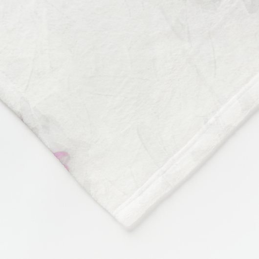 Papillon (weiß und schwarz) Malerei - Hundekunst Fleecedecke (Ecke)