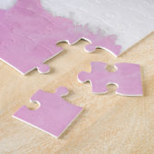 Papillon (weiß und schwarz) Malerei - Hundekunst Puzzle (Seite)