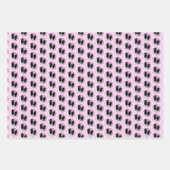 Papillon (White and Black) Painting - Dog Art Geschenkpapier Set (Vorderseite)