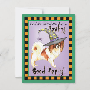 Papillon Witch Einladung