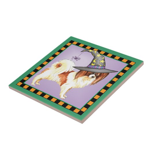 Papillon Witch Fliese (Seite)