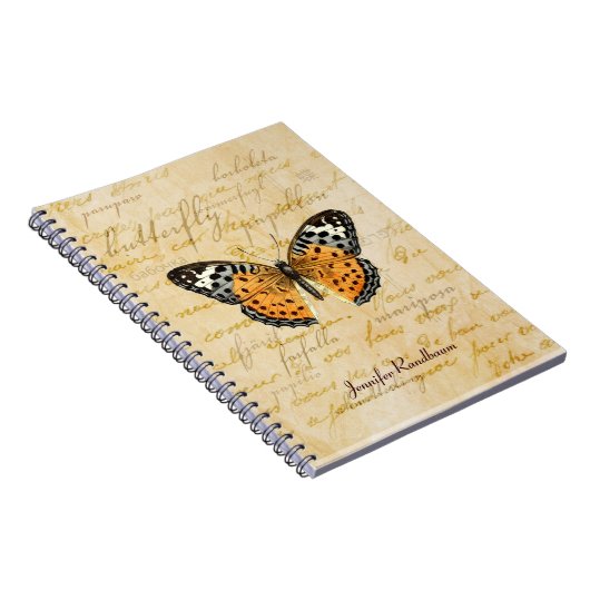 Papillon Words-Notebook Notizblock (Rechte Seite)
