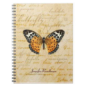 Papillon Words-Notebook Notizblock