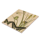 Papillons & Dragonfets von Maurice Verneuil Fliese (Seite)