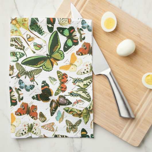 Papillons Küchentuch (Viertel Falte)