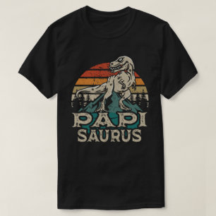 Papisaurus Dinosaurier Grandpa Saurus Vatertag T-Shirt