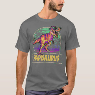 Papisaurus T Rex Dinosaur Papi Saurus Familienmatt T-Shirt
