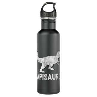 Papisaurus T Rex Papi Dinosaur Fathers Day Grandpa Edelstahlflasche