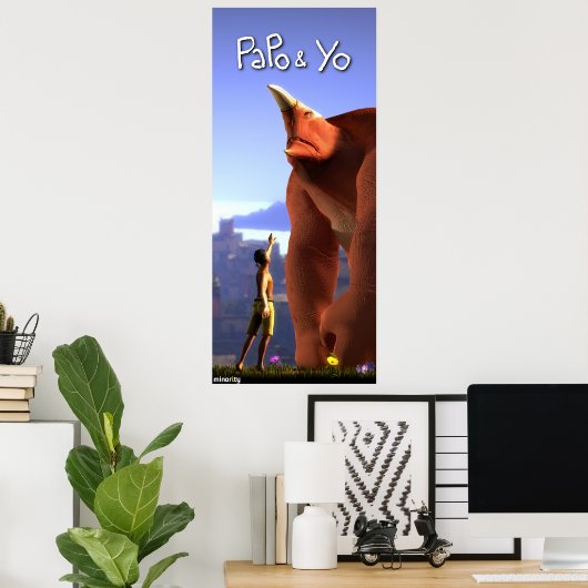 Papo & Yo Tall Poster (Heimbüro)