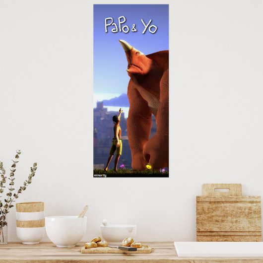 Papo & Yo Tall Poster (Küche)