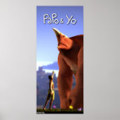 Papo & Yo Tall Poster (Vorne)