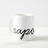 Papop-Kaffee-Tasse Kaffeetasse (Vorderseite Links)