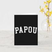 Papou _2 karte (Gelbe Blume)