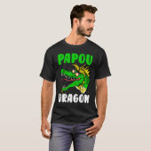 Papou Dragon  Father's Day T-Shirt (Vorne ganz)