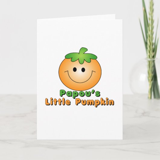 Papou Little Pumpkin Karte (Vorderseite)