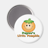 Papou Little Pumpkin Magnet (Vorderseite/Rückseite)