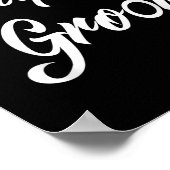 Papou of the Groom Wedding Party Matching Bridal P Poster (Ecke)