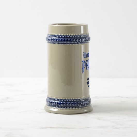 Papou Stein - das beste Papou der Welt (Grieche - Bierglas (Mittel)