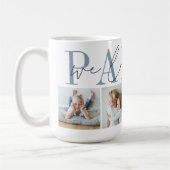 Papou Wir Liebe Sie 4 Foto Collage Kaffeetasse (Links)