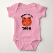 Papous kleiner Tiger-niedliches Geschenk Baby Strampler (Vorderseite)