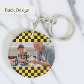 Papous Taxi | Funny Großvater Nickname Foto Schlüsselanhänger