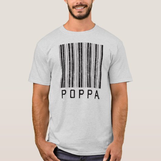 Pappa-Barcode T-Shirt (Vorderseite)