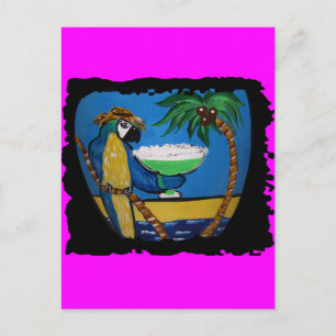 Pappageien, die dahinvegetieren postkarte